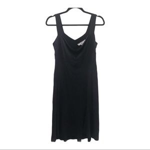 DVF Black silk blend maternity dress Diane Von Furstenberg Silk DVF M comfy